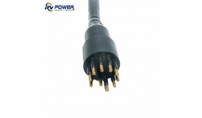 Micro Circle Inline Male Connector (MCIL10M-pin10) Male