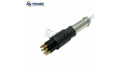 MCOM8M Micro Overmold Connector 8 pins male connector with SS material