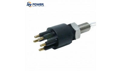 BH5M Underwater Connector Circular Series Bulkhead Connector 5 Pin Contact Male