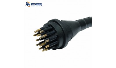 IL16M Underwater Connector circular series In-Line Connector 16 Pin Contact Male