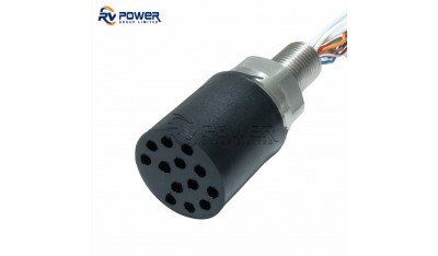 DBH13F Underwater Connector Power Ethernet Series Bulkhead Connector 13 Pin Contact Female