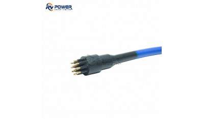 DIL13M Underwater Connector Power Ethernet series In-Line Connector 13 Pin Contact Male