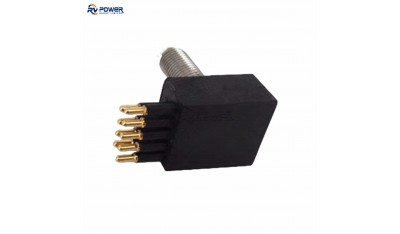 DLPBH9M Underwater Connector Ethernet Low Profile Series Bulkhead Connector 9 Pin Contact Female