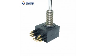 DLPBH13M Power Ethernet Low Profile Series Bulkhead Connector 13 Pin Contact Female