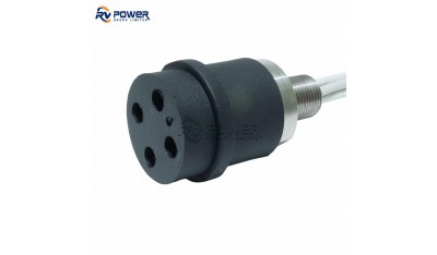 HPBH4F High Power Series Bulkhead Connector 4 Pin Contact Female