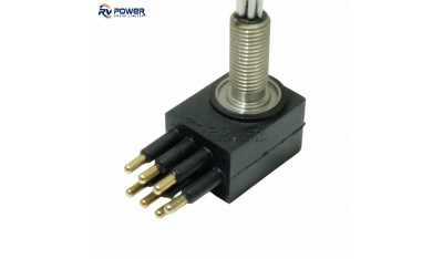 LPBH7M Underwater Connector Low Profile Bulkhead Connector 7 Pin Contact Male
