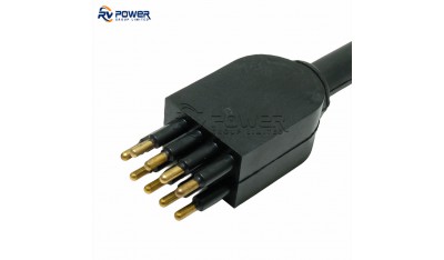 LPIL9M Underwater Connector Low Profile In-Line Connector 9 Pin Contact Male