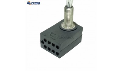 LPBH9F Underwater Connector Low Profile Bulkhead Connector 9 Pin Contact Female