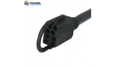 LPMBH-8-FS-IM Impulse Low Profile Micro Bulkhead In Line 8 Pin Female Socket Connector
