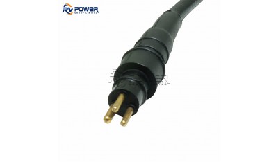 RMG-3-MP In-Line Rubber Molded Connector - 3 Pin Male