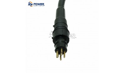 RMG-4-MP In-Line Rubber Molded Connector - 4 Pin Male connector