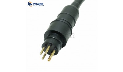 RMK-5-MP In-Line Rubber Molded Connector - 5 Pin Male