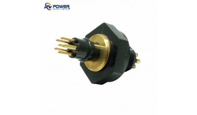 Rubber Molded Bulkhead Connector - 6 Pin Male XSG-6-BCL