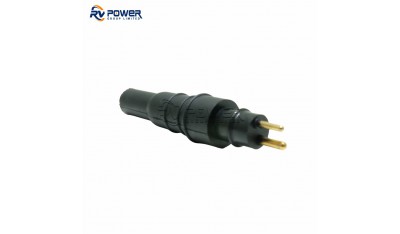 Rubber Molded Dummy Connector - 2 Pin Male RMG-2-MPD