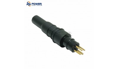 Rubber Molded Dummy Connector - 4 Pin Male RMG-4-MPD